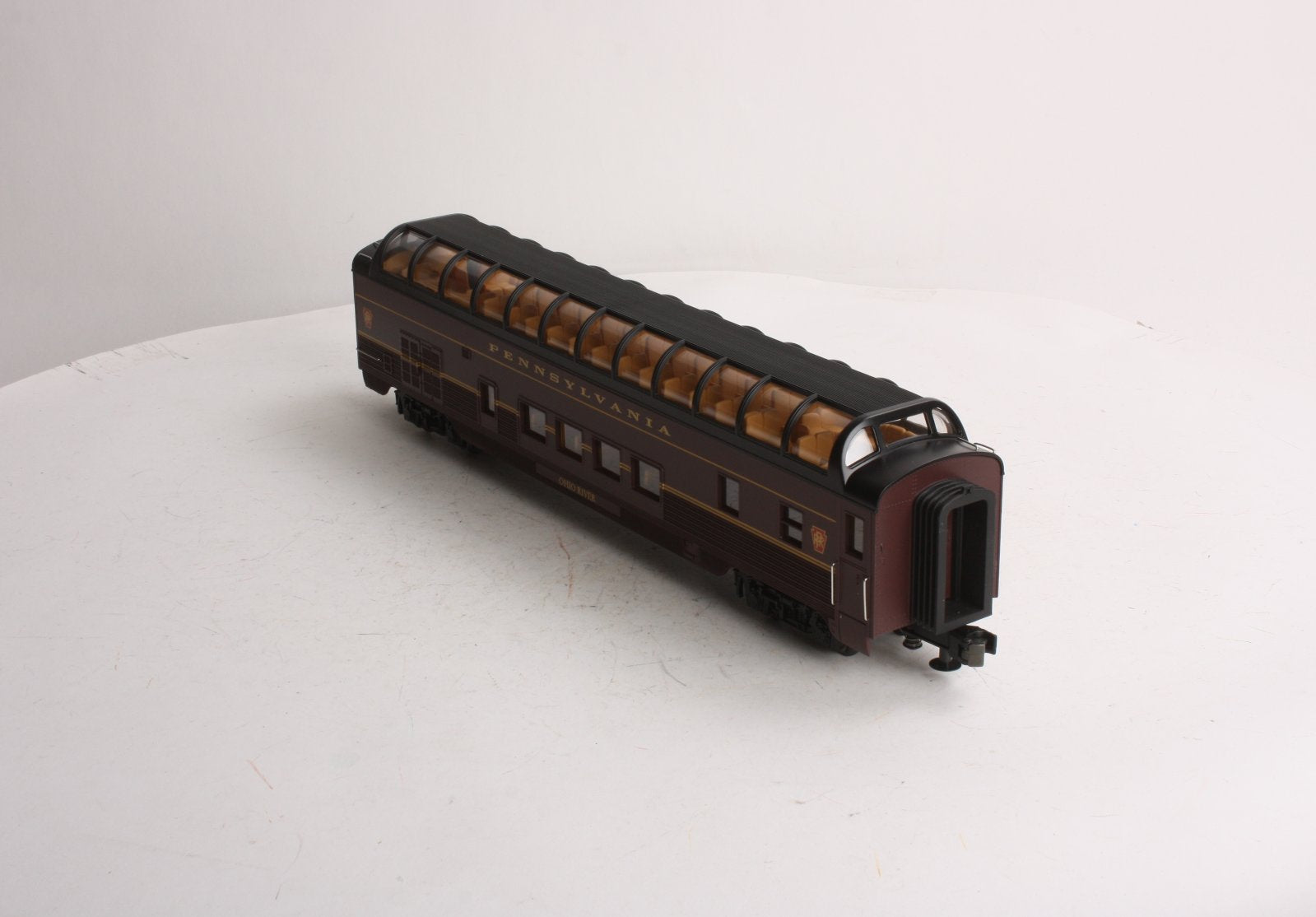 MTH 30-67157 PRR 60' Streamlined Full-Length Vista Dome