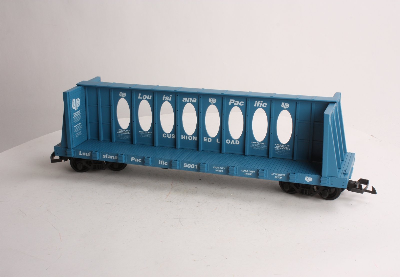USA Trains R17406 G Blue Louisiana Pacific Centerbeam Flatcar #5001