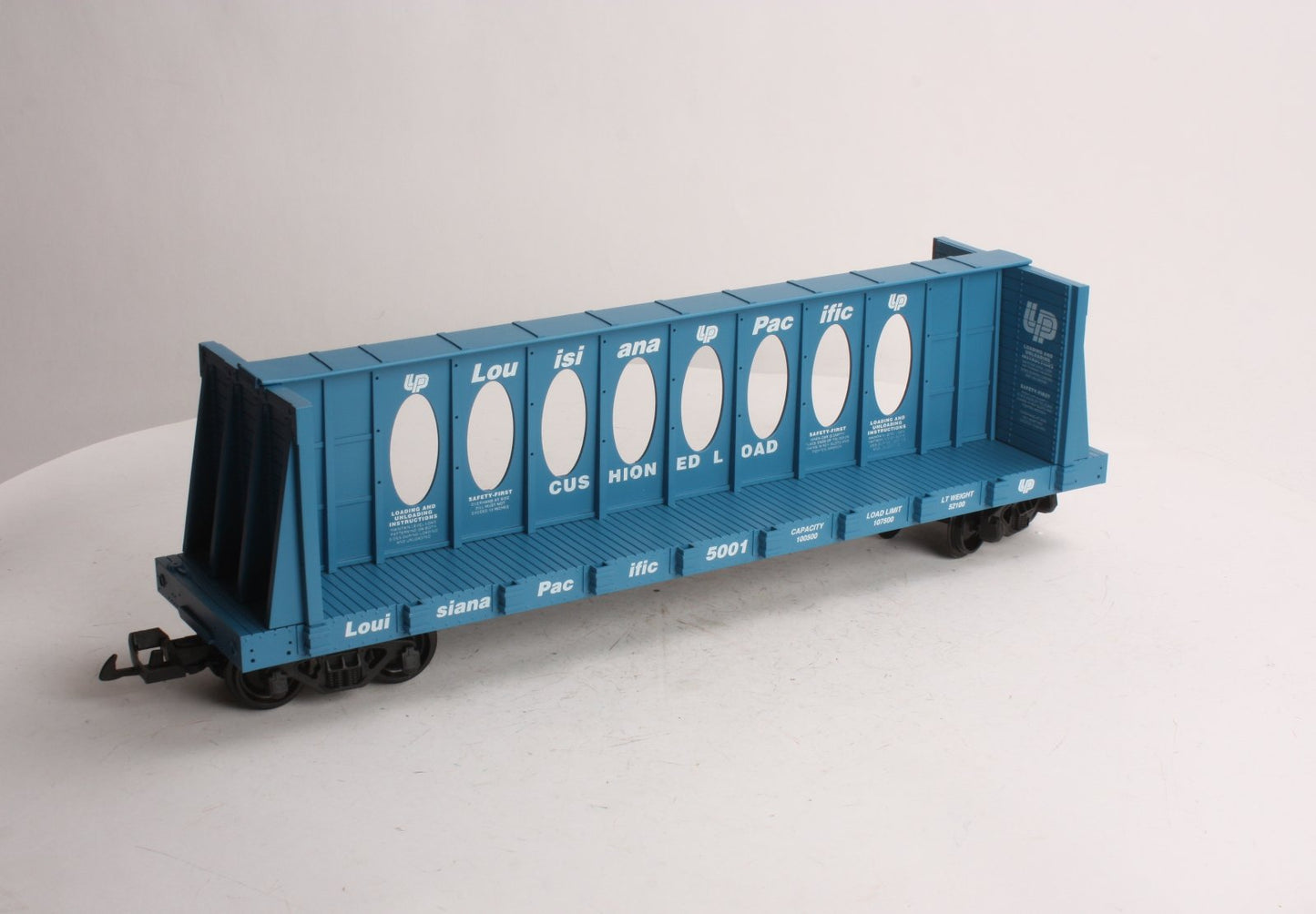USA Trains R17406 G Blue Louisiana Pacific Centerbeam Flatcar #5001