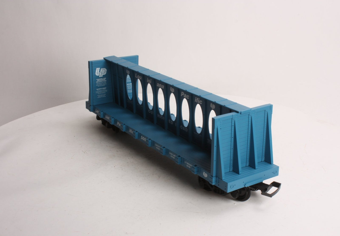 USA Trains R17406 G Blue Louisiana Pacific Centerbeam Flatcar #5001