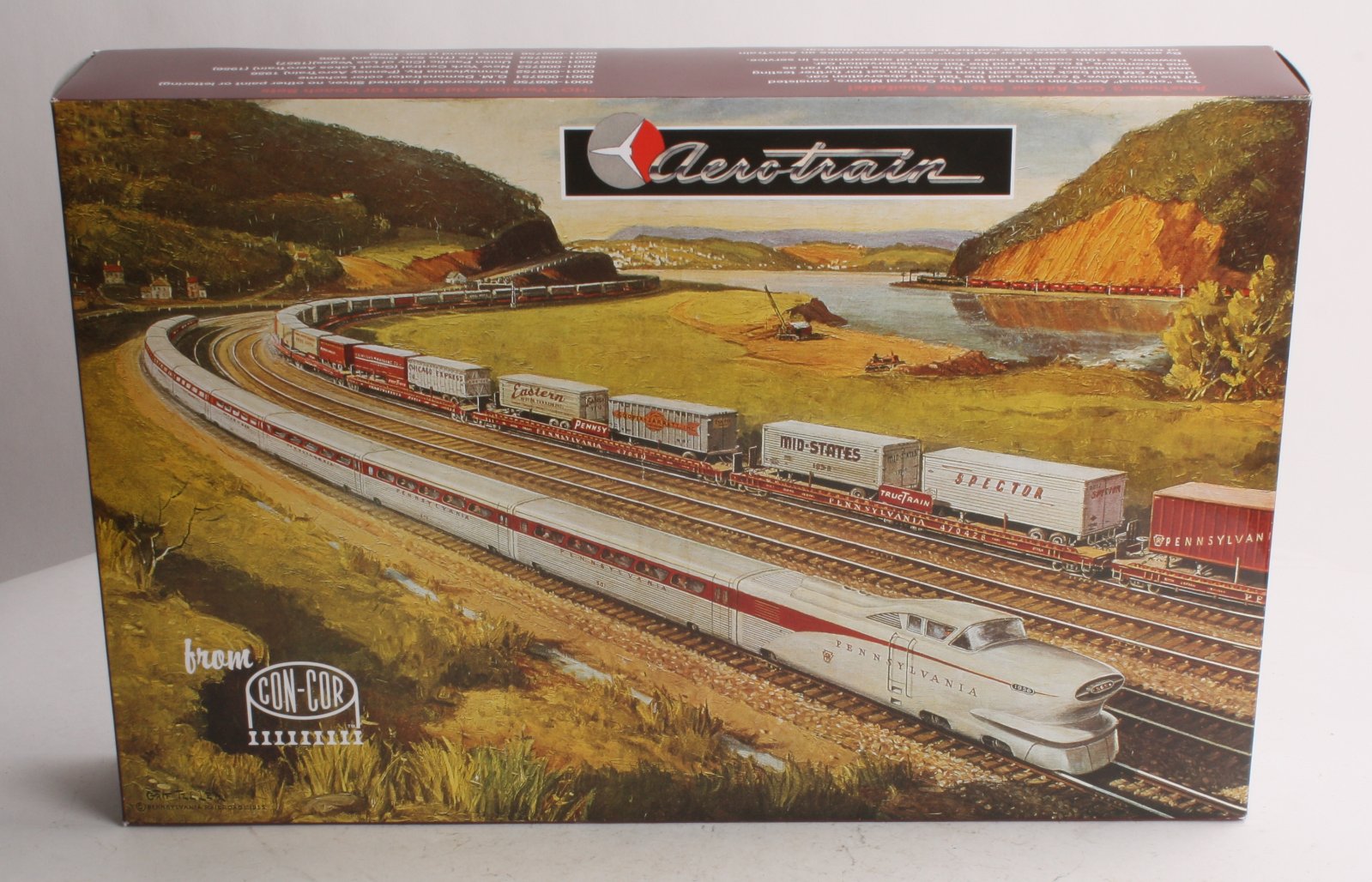 Con-Cor 8744 HO Union Pacific AeroTrain Coach (Set of 3)