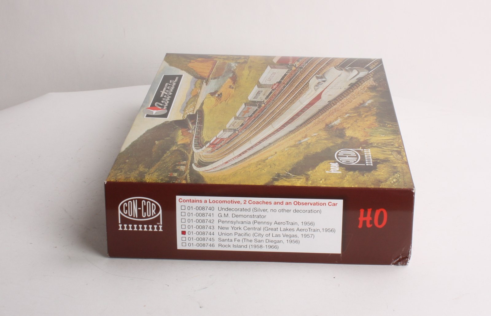Con-Cor 8744 HO Union Pacific AeroTrain Coach (Set of 3)