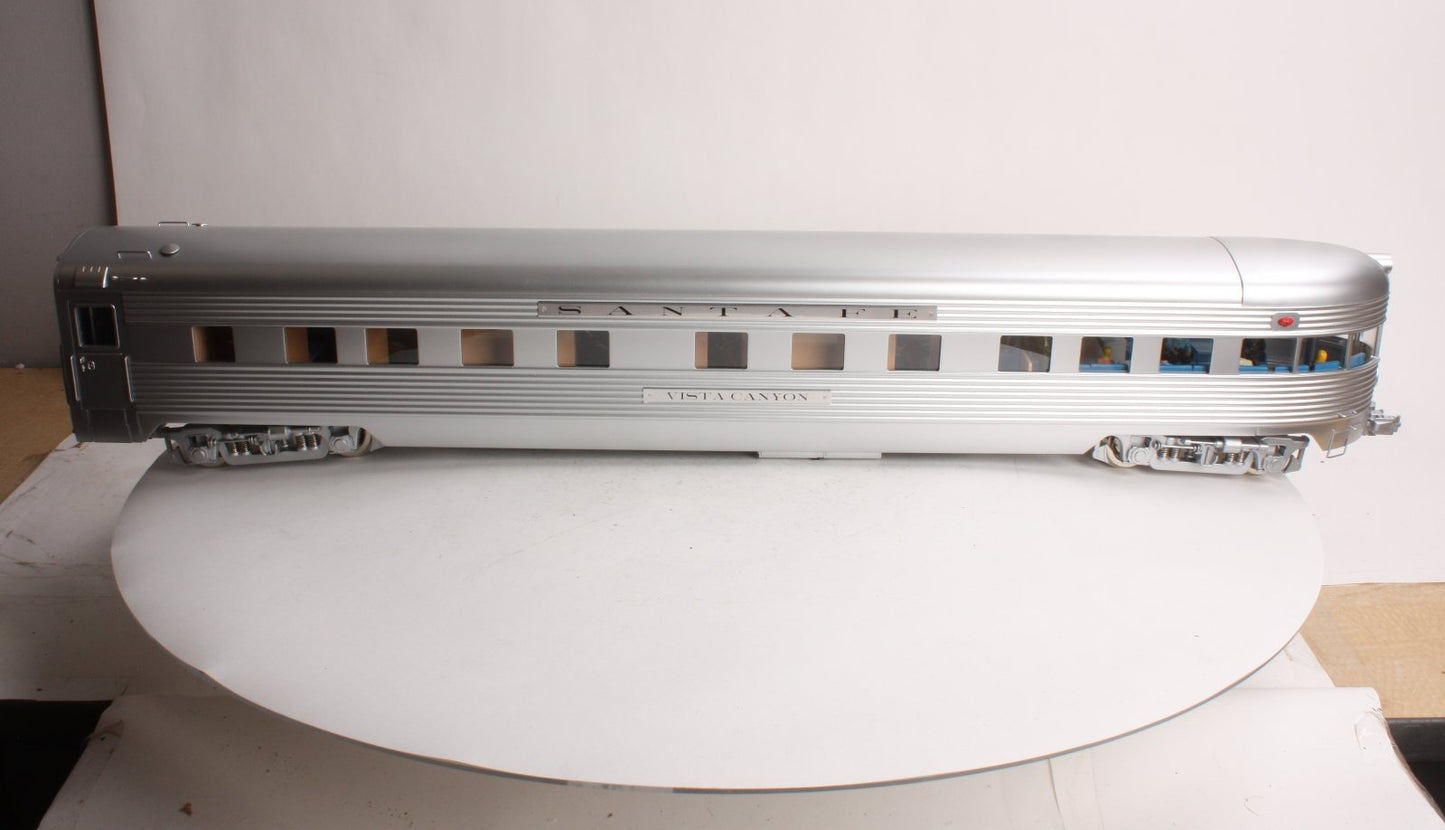 USA Trains R31000 G Santa Fe "Vista Canyon" Corrugated Aluminum Observation Car
