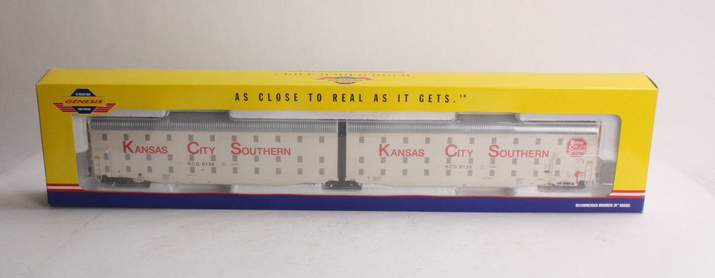 Athearn G4411 HO Scale Kansas City Southern Auto-Max Car Carrier #8138