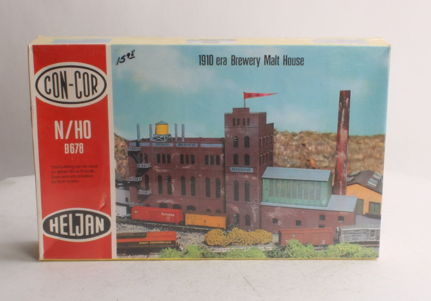 Con-Cor B678 HO 1910 Era Brewery Malt House Building Kit