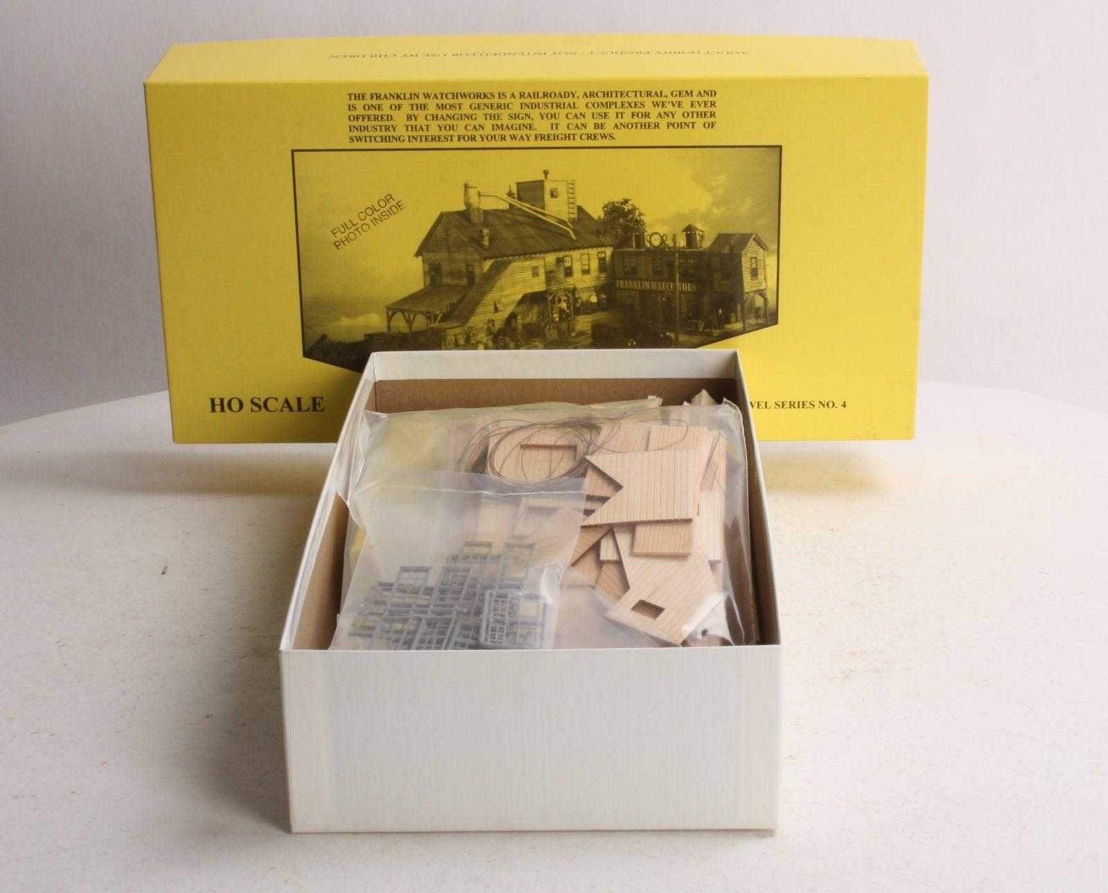 Fine Scale Miniatures 4 HO Scale Franklin Watchworks Laser-Cut Building Kit