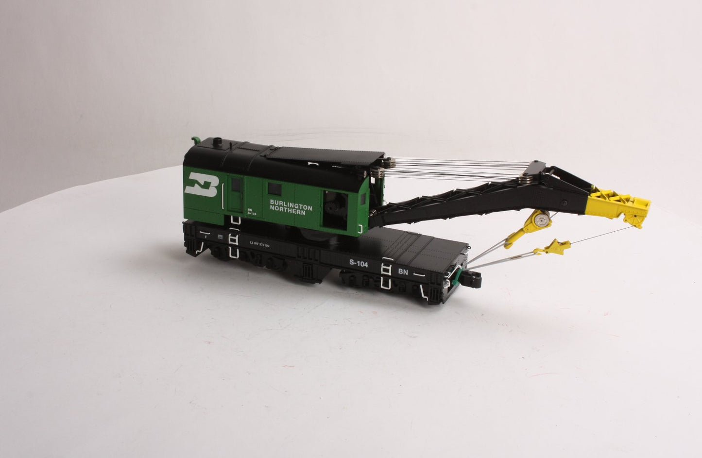 Lionel 6-29885 Burlington Northern Operating Crane Car