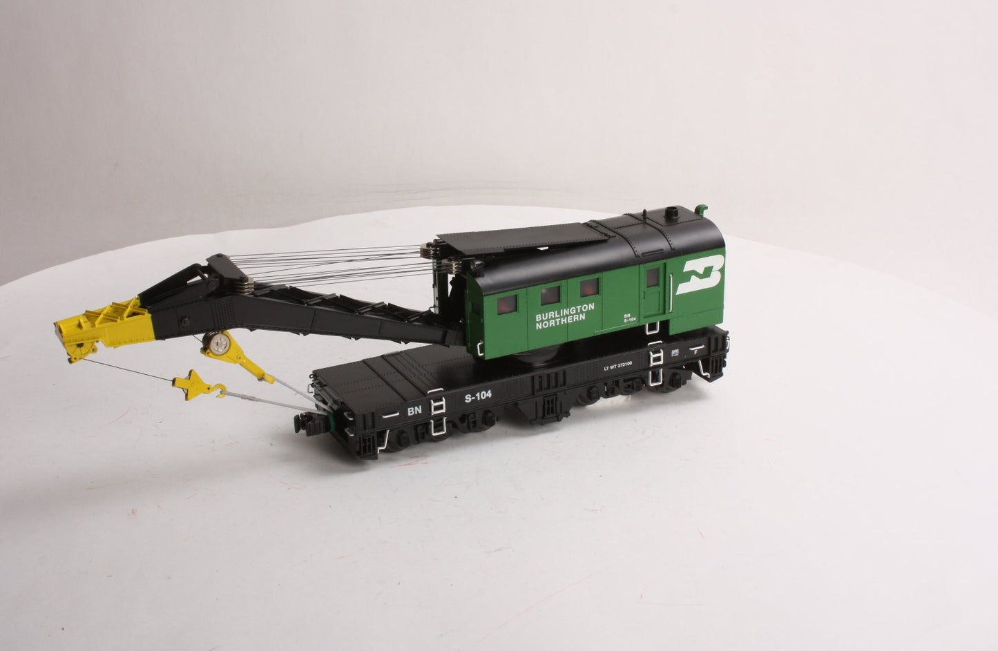 Lionel 6-29885 Burlington Northern Operating Crane Car
