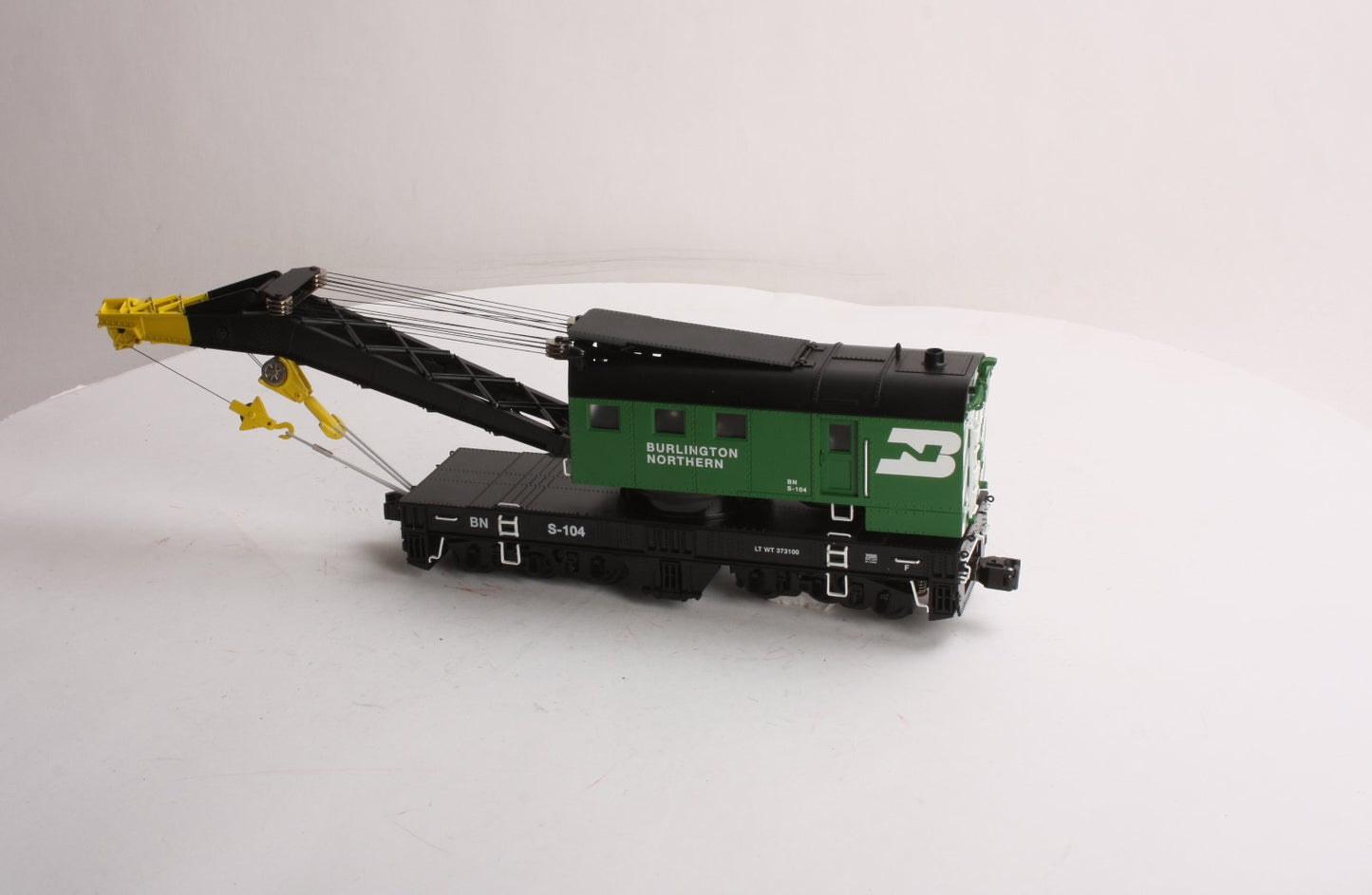 Lionel 6-29885 Burlington Northern Operating Crane Car