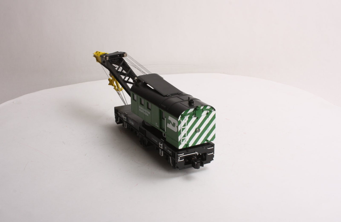 Lionel 6-29885 Burlington Northern Operating Crane Car