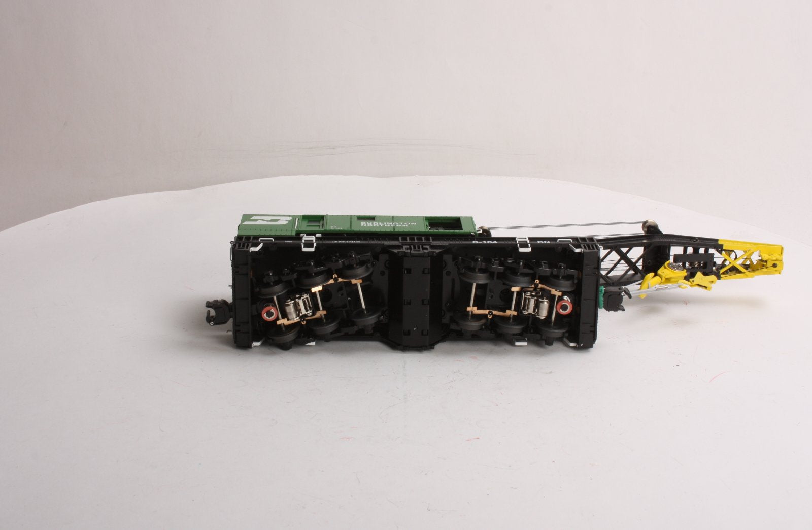 Lionel 6-29885 Burlington Northern Operating Crane Car