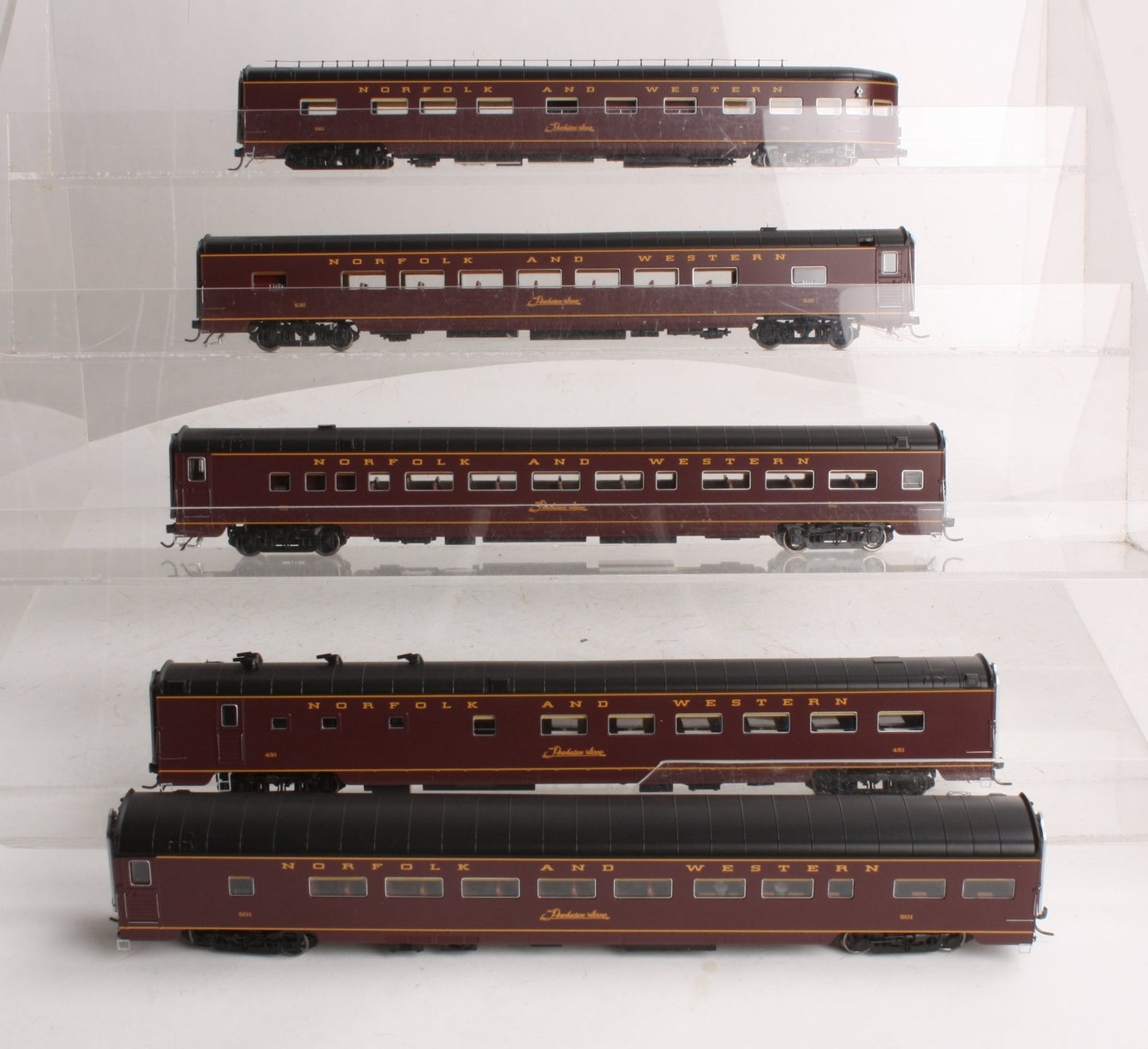 MTH 80-60013 HO Norfolk & Western Passenger Car Set (Set of 5)