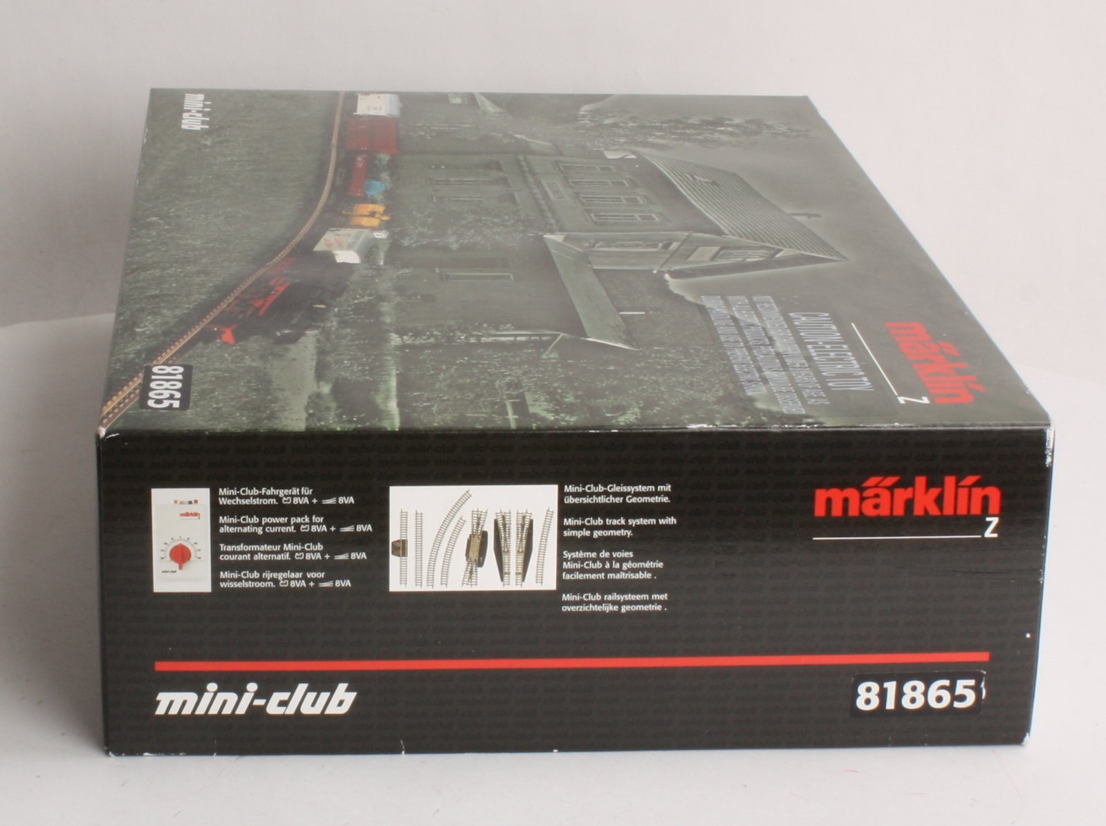 Marklin 81865 German Federal Railroad Z Gauge Steam Freight Train Set