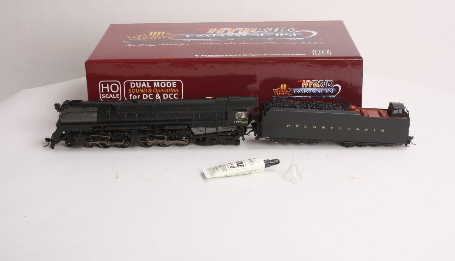 Broadway Limited Brass 2067 HO Pennsylvania Steam Q2 4-4-6-4 #6195