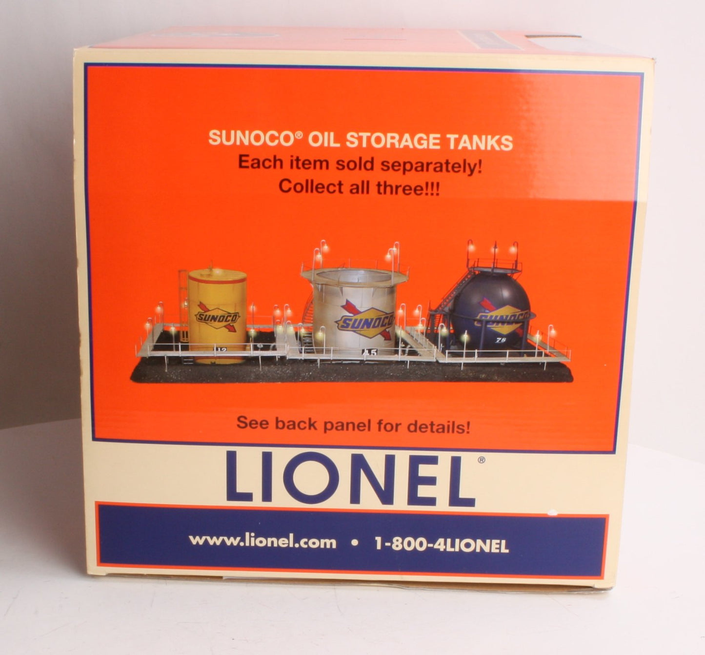 Lionel 6-16851 O Gauge Sunoco Cylindrical Oil Storage Tank