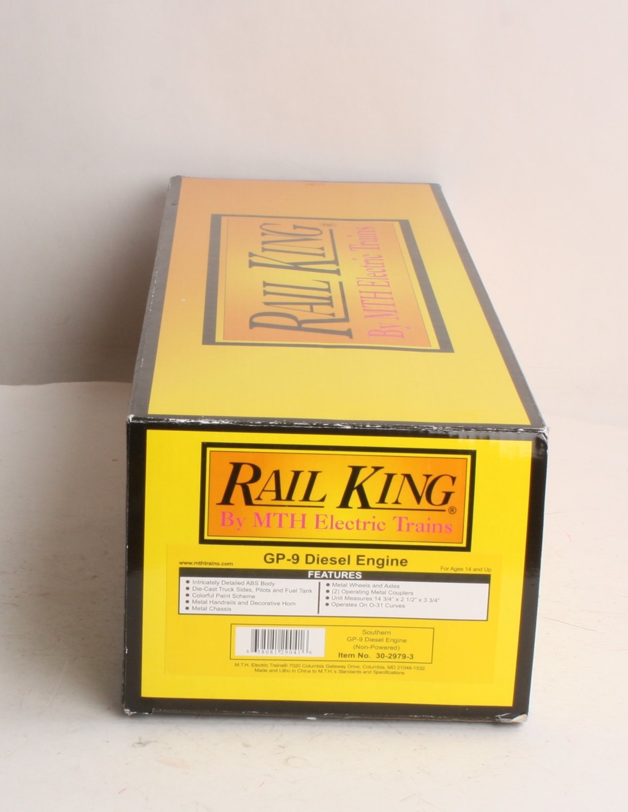 MTH 30-2979-3 Southern GP-9 Non-Powered Diesel Engine #302