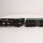 MTH 30-1475-1 Southern 4-6-2 Pacific Steam Engine & Tender w/PS2 #6689