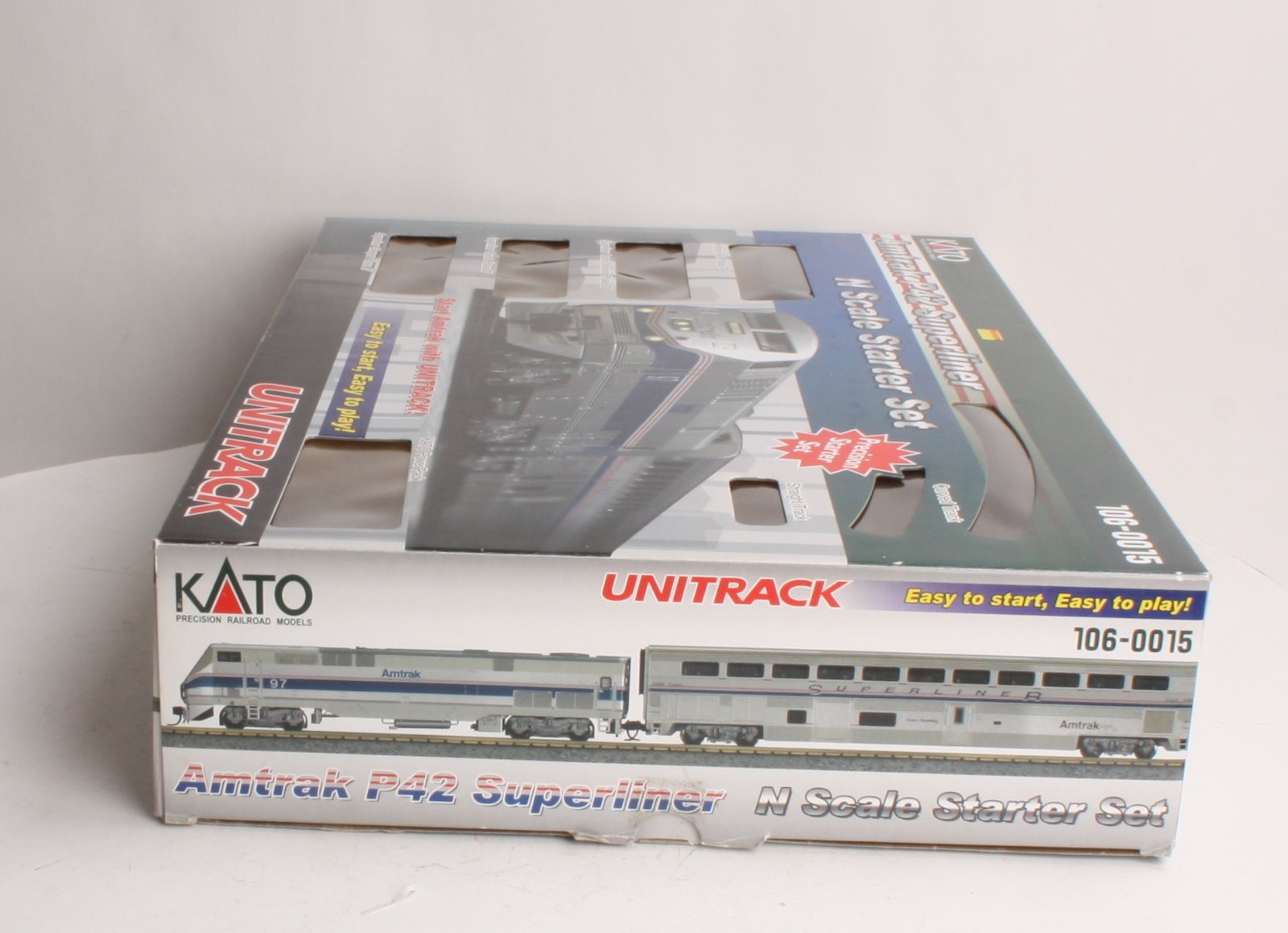 Kato 106-0015 Amtrak P42 Superliner N Gauge Diesel Starter Train Set