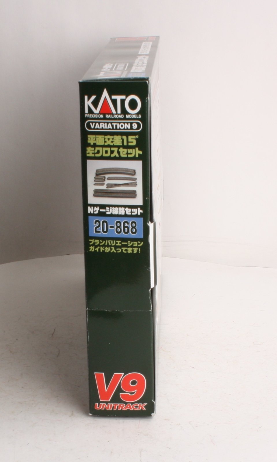 Kato 20-868 N Scale V9 15-Degree Crossing Left Track Set – Trainz