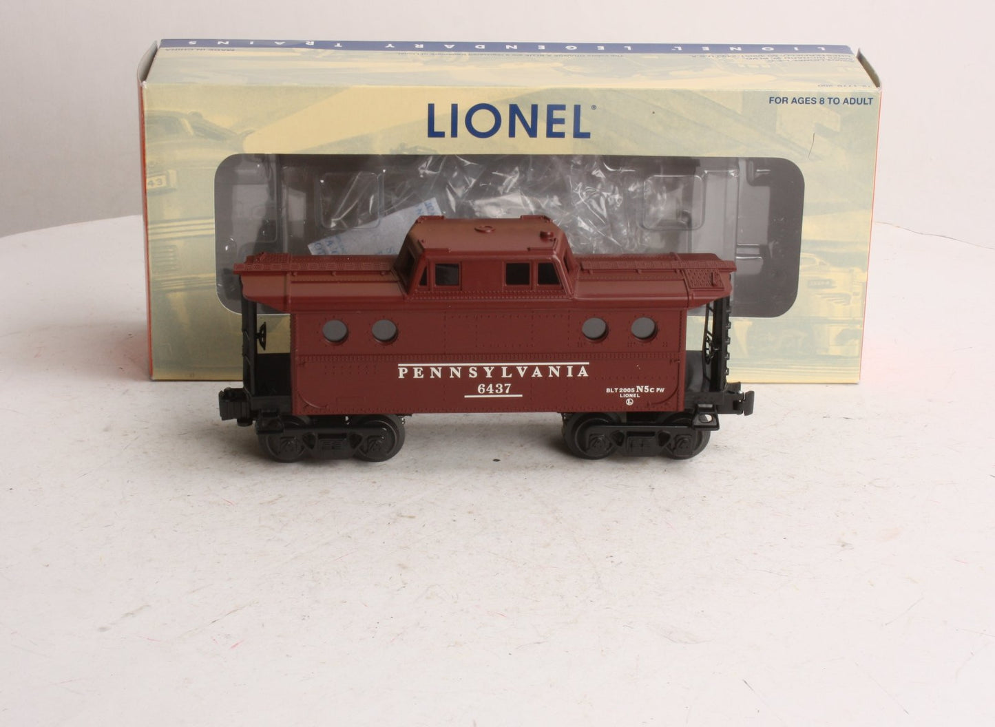 Lionel 6-29713 O Gauge Pennsylvania Porthole Caboose #6437