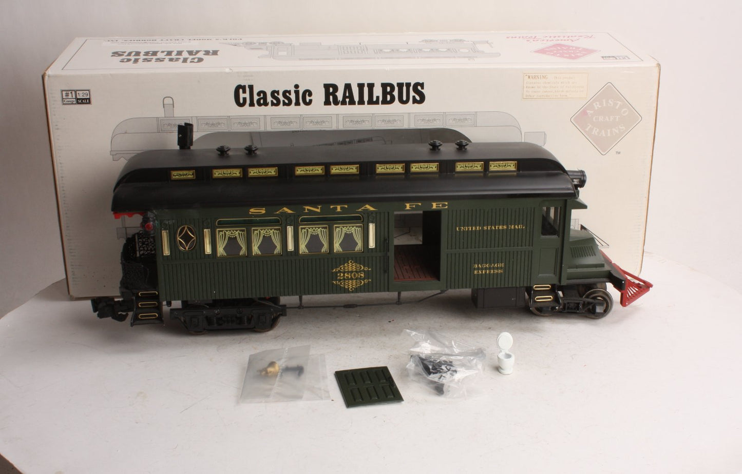 Aristo-Craft 83108 G Atchison, Topeka, & Santa Fe Reo Railbus Combine