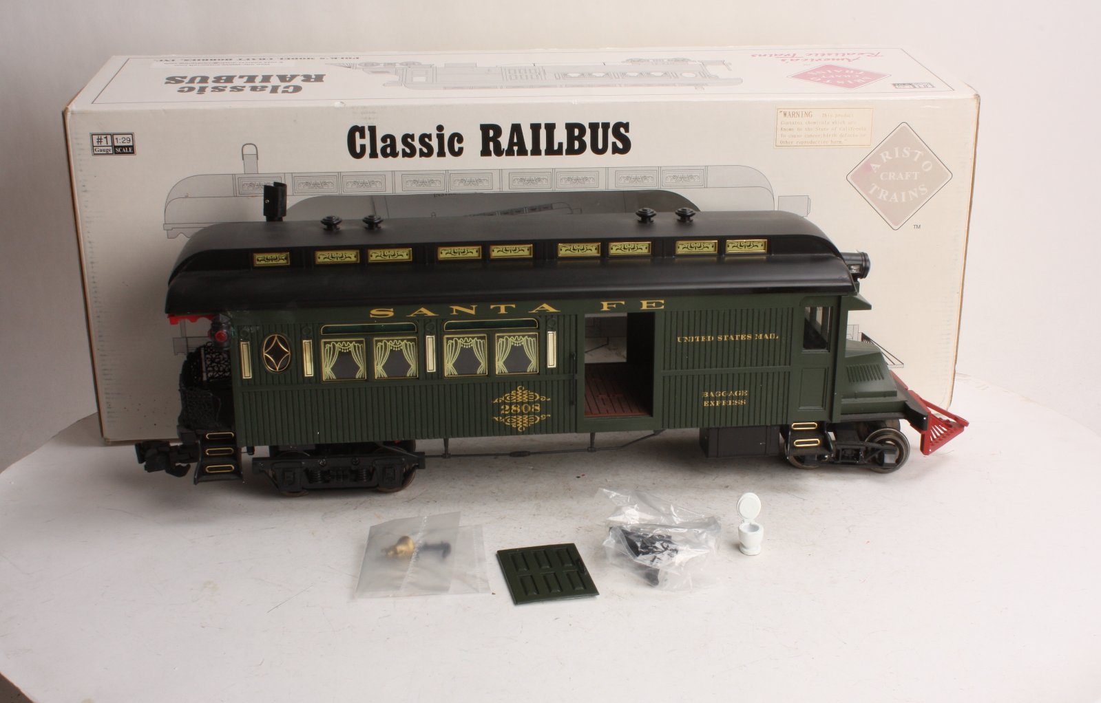 Aristo-Craft 83108 G Atchison, Topeka, & Santa Fe Reo Railbus Combine