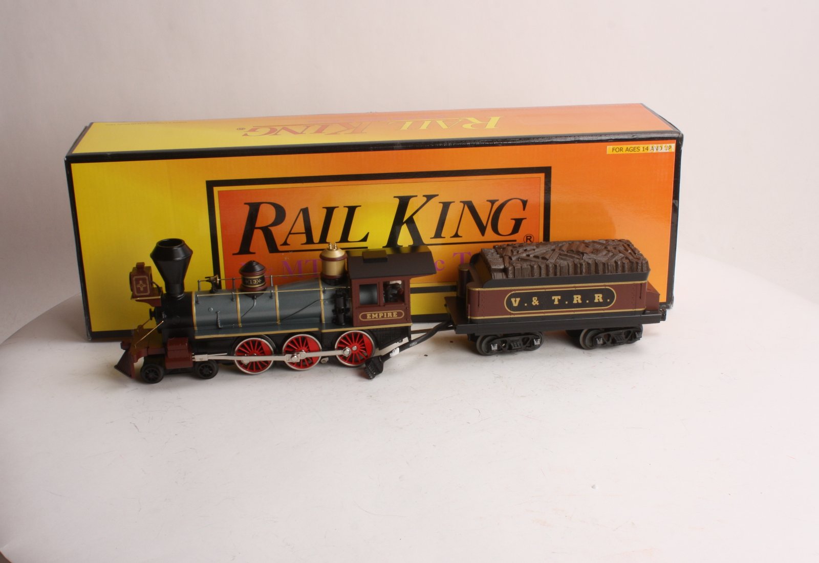 MTH 30-1537-1 Virginia & Truckee 4-6-0 Ten Wheeler Steam Engine & Tender w PS2