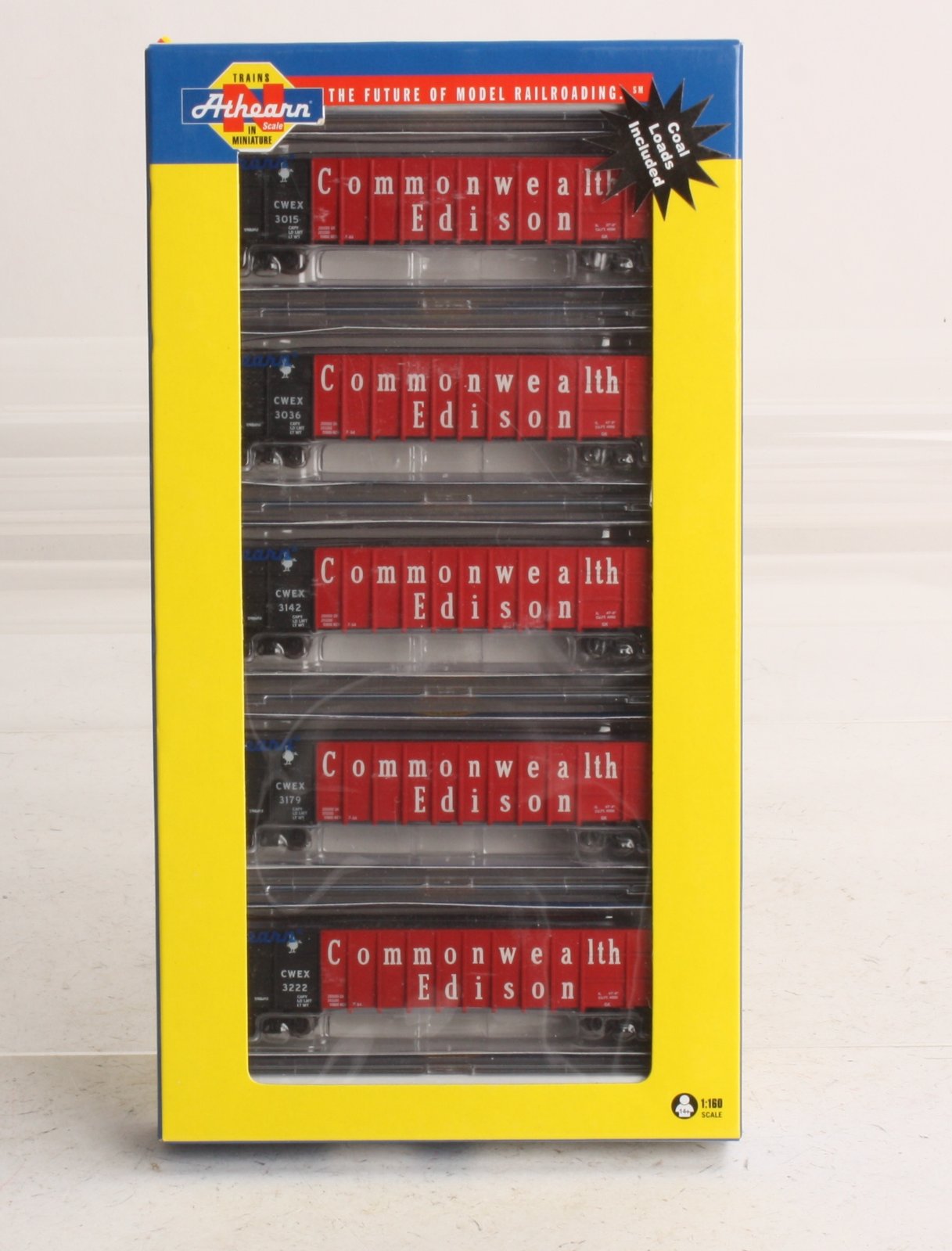 Athearn 11766 N Commonwealth Edison Thrall Gondola with Load #4 (5)