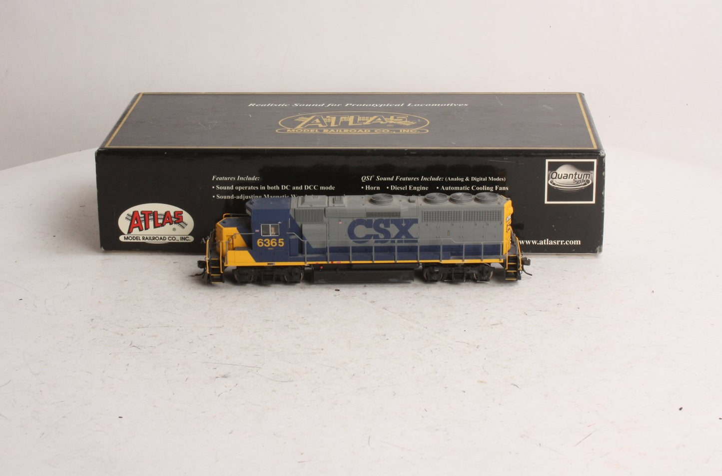 Atlas 10000406 CSX GP40-2 Phase I w/DCC & Sound #6365