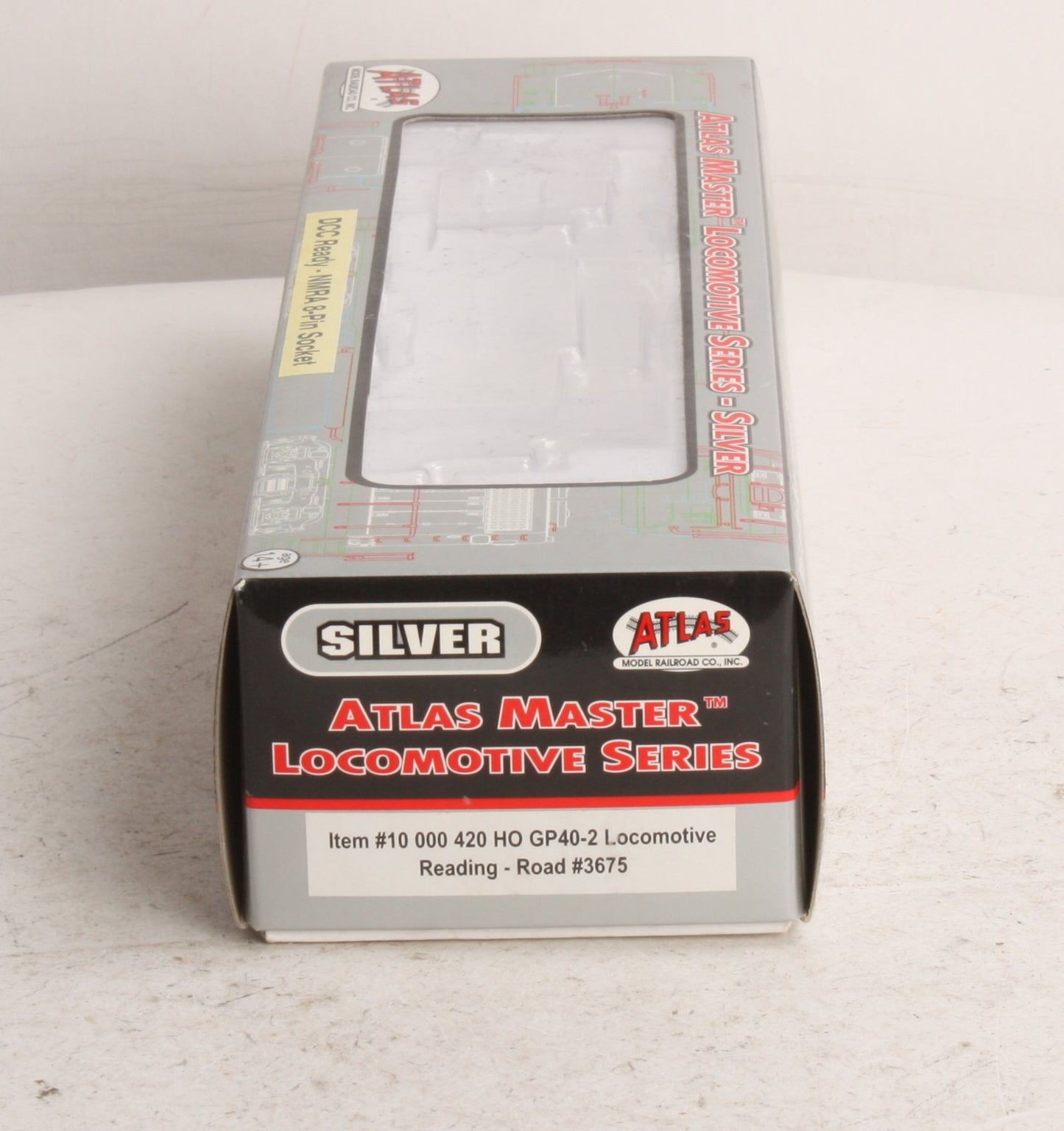 Atlas 10000420 HO Reading GP40-2 Phase I #3675