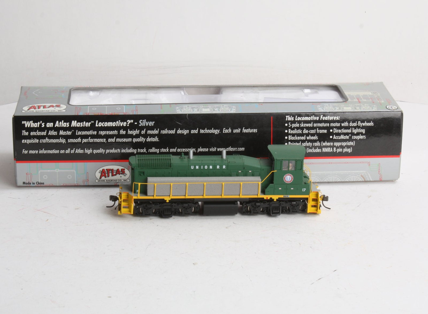 Atlas 9995 Union Railroad MP15DC Switcher Locomotive w/DCC #17