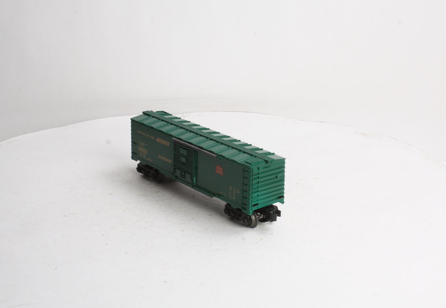 Lionel 6-16631 O Gauge Rock Island Boxcar with Steam Railsounds