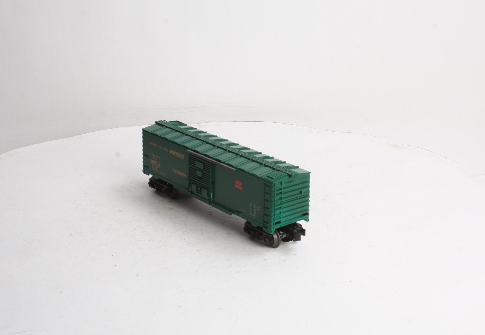Lionel 6-16631 O Gauge Rock Island Boxcar with Steam Railsounds