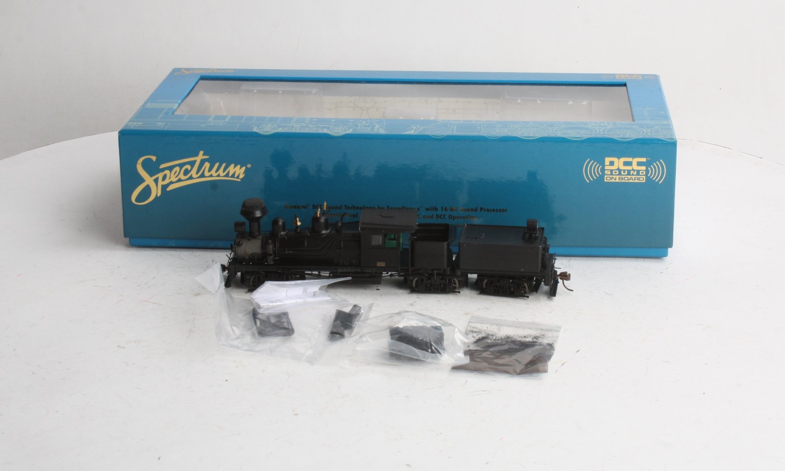 Bachmann 84702 HO Undecorated 80T 3-Truck Shay w/Sound