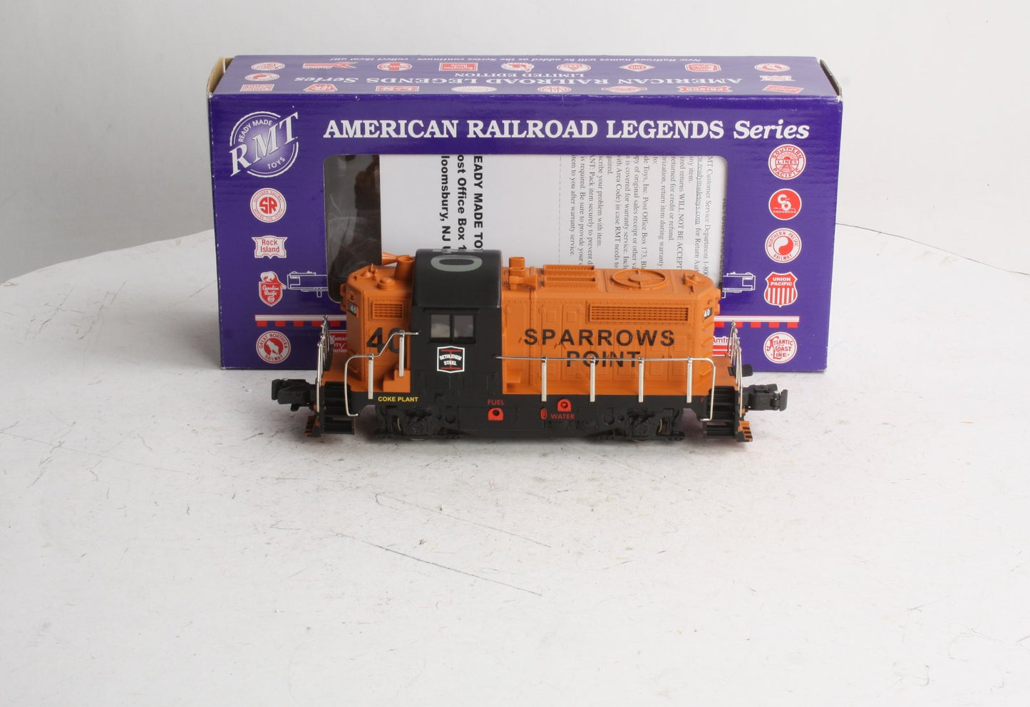 RMT 4744 O Bethlehem Steel/Sparrows Point BEEP Diesel Locomotive #40
