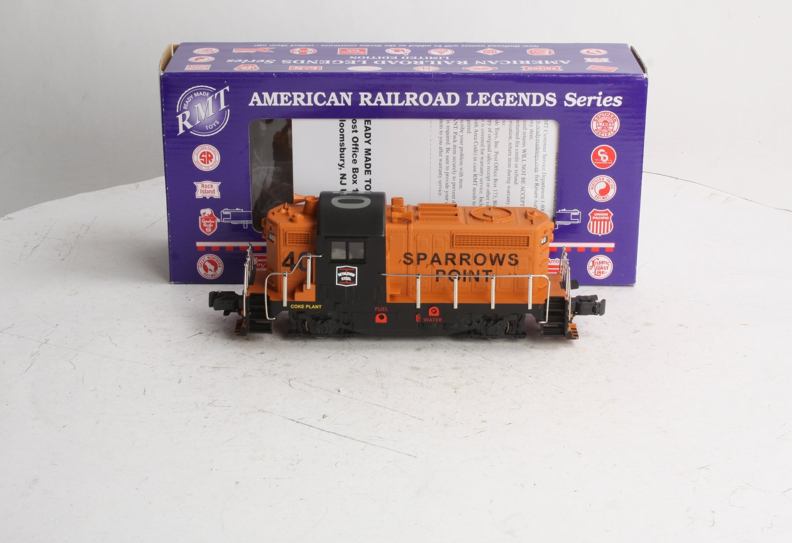 RMT 4744 O Bethlehem Steel/Sparrows Point BEEP Diesel Locomotive #40