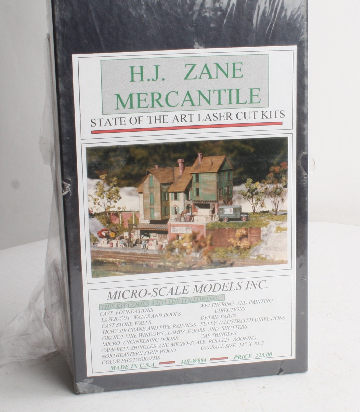 Micro-Scale Models MS-W004 HO Scale HJ Zane Mercantile Craftsman Diorama Kit