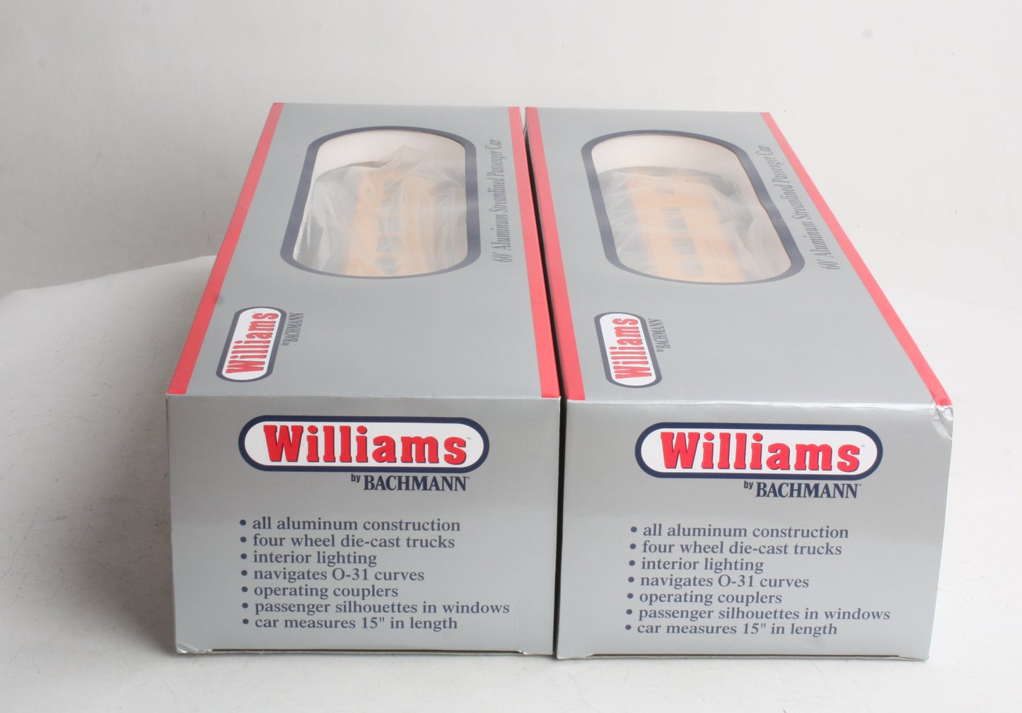 Williams 43019 O Scale Union Pacific 60 Ft. Streamline Passenger 2-Pack