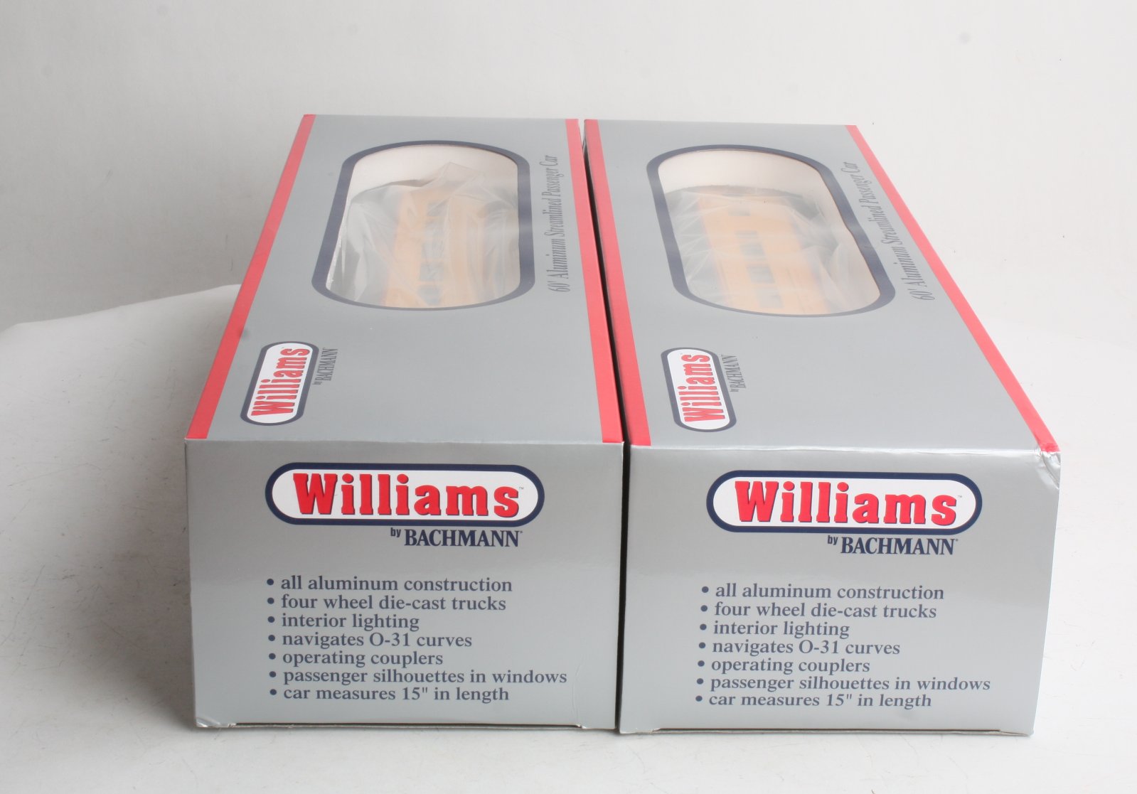 Williams 43019 O Scale Union Pacific 60 Ft. Streamline Passenger 2-Pack