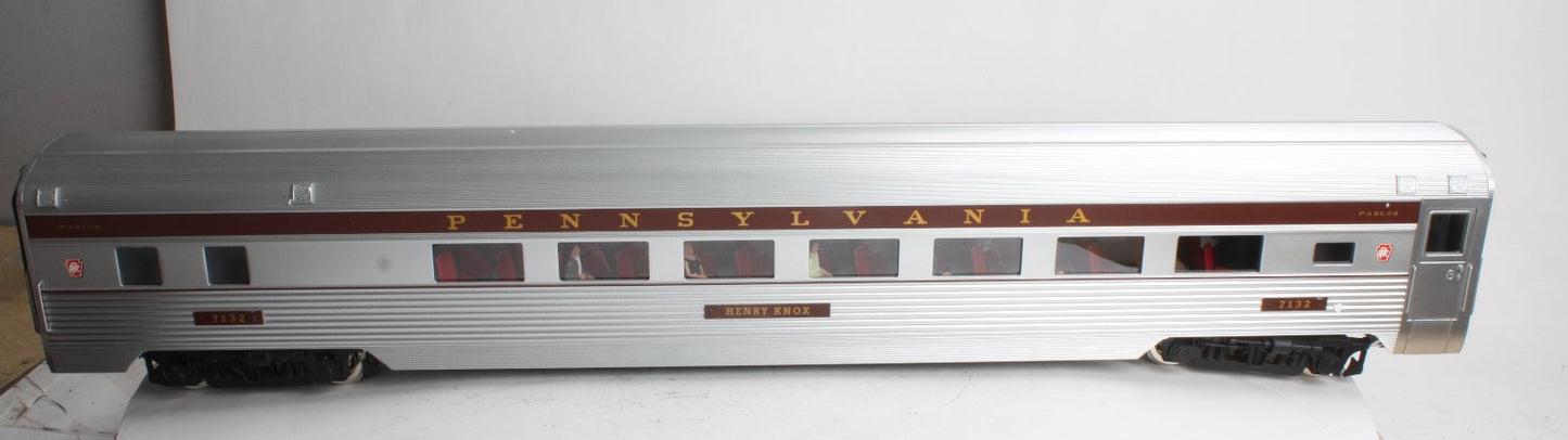 USA Trains R312201 G PRR Congressional Extruded Aluminum Parlor Cars #1, #7132