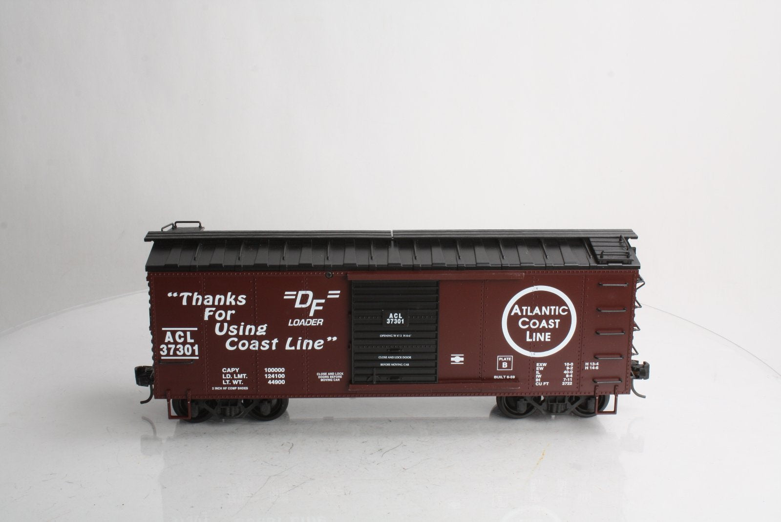 USA Trains 190552 G Atlantic Coast Line Boxcar #37301