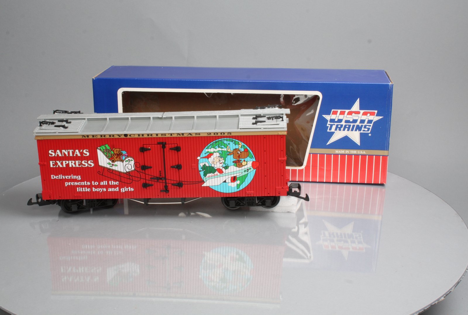 USA Trains 13023 G 2005 Christmas Refrigerator Car