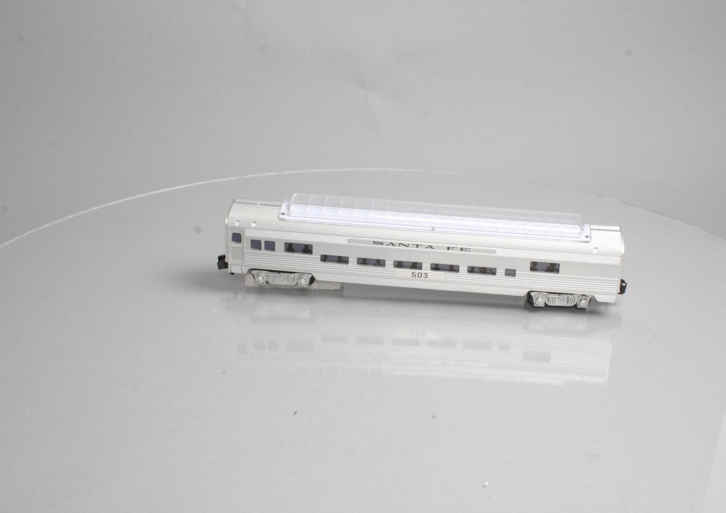 American Flyer 6-49958 S Gauge Santa Fe Streamliner Full Vista Dome Car #503