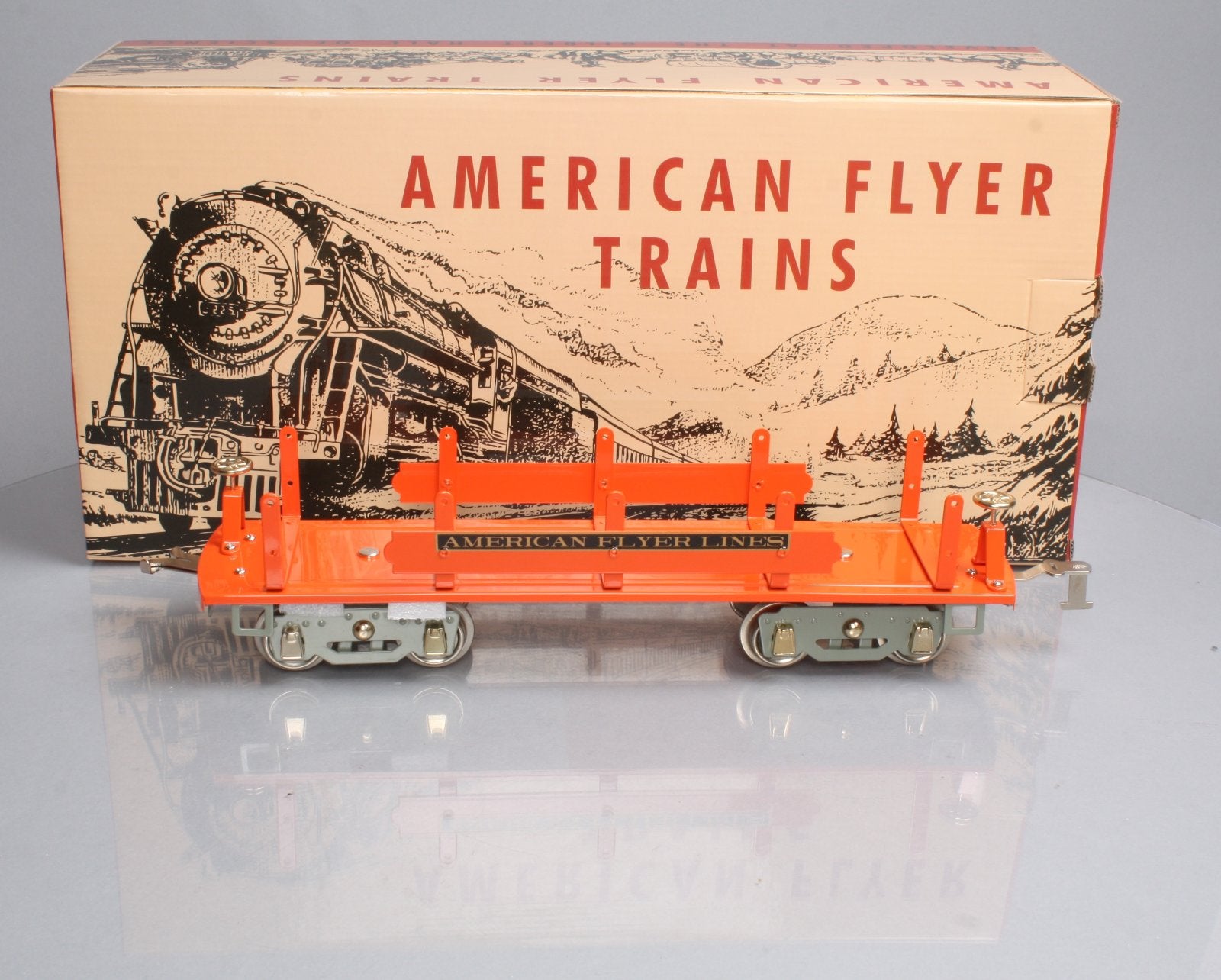 MTH 11-30093 Americn Flyer Lines Orange 4022 Machine Car