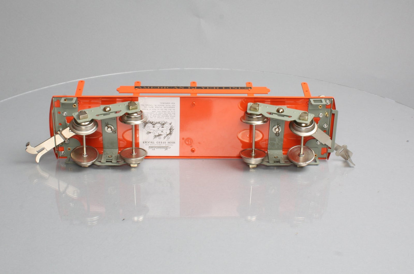 MTH 11-30093 Americn Flyer Lines Orange 4022 Machine Car