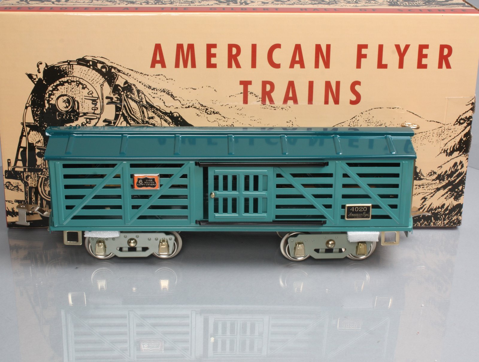 MTH 11-30089 American Flyer Lines Blue 4020 Stock Car