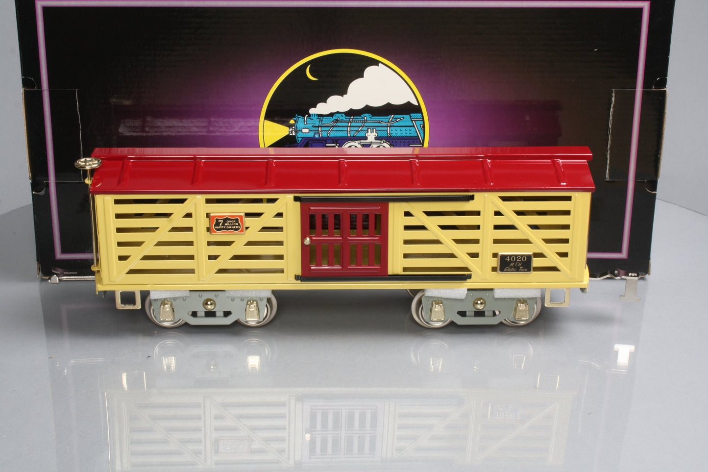 MTH 10-2205 Std. Gauge Cream & Maroon 4020 Stock Car