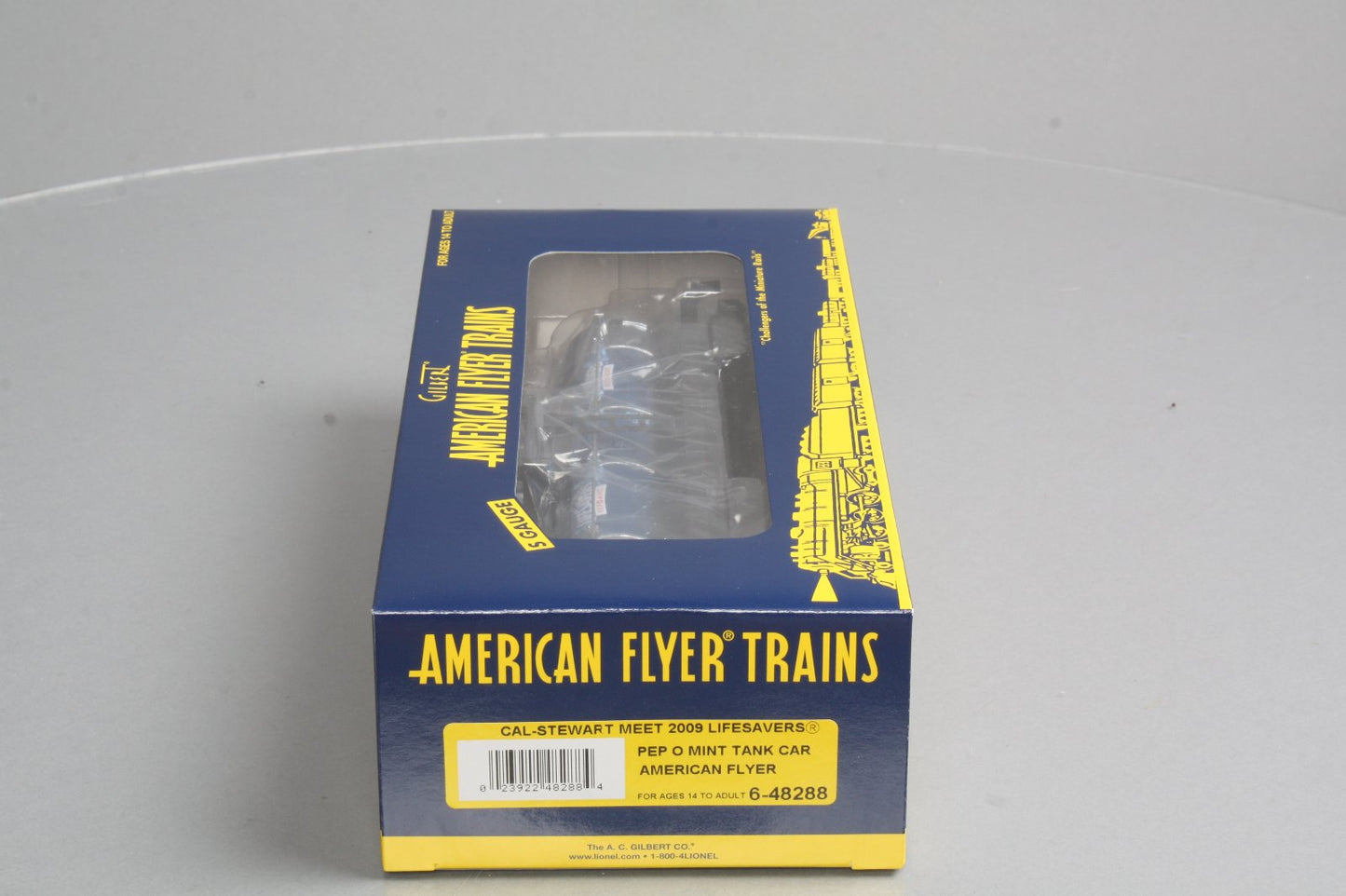 American Flyer 6-48288 S Scale Cal-Stewart Meet 2009 Pep-O-Mint Tank Car