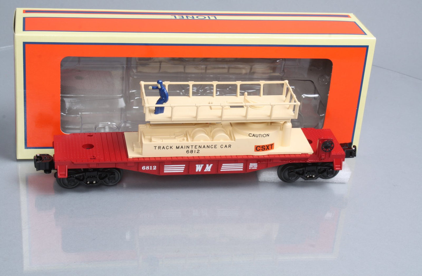 Lionel 6-39482 O Gauge Western Maryland Track Maintenance Car #6812