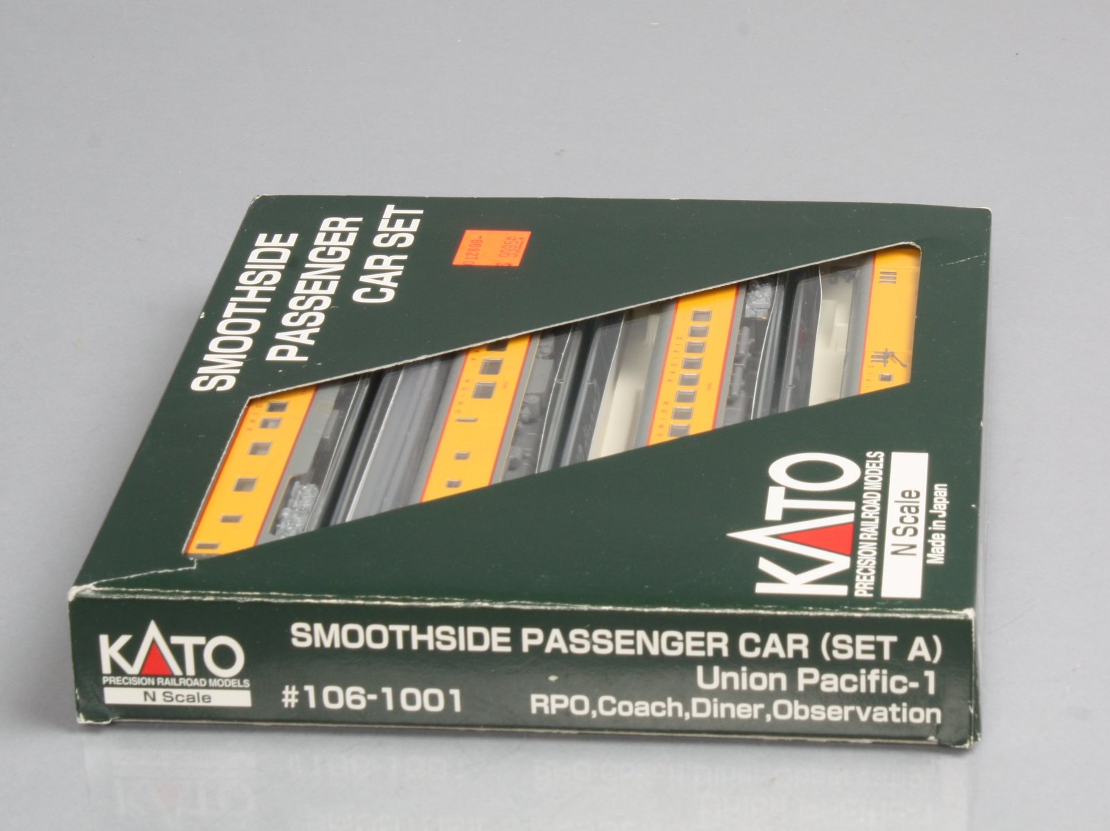 Kato 106-1001 N Union Pacific Smoothside Passenger Set A (Set of 4)